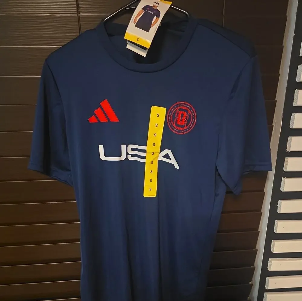 NEW WITH TAGS: Men's U.S.A. Adidas FIFA Soccer Jersey - Size S